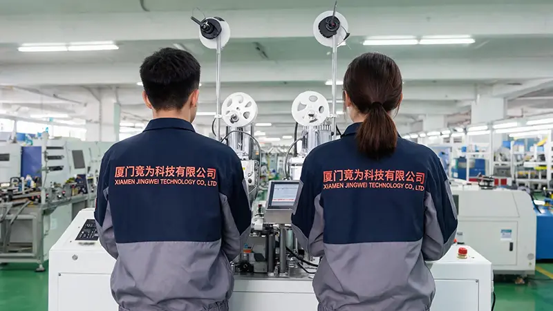 Xiamen Jingwei Technologyは新型自動端子圧着機で生産効率を向上