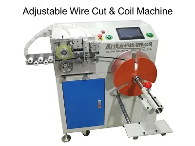 自動長さ計算・切断・巻き取り機 調整可能ワイヤーカットコイルマシン WPM-110CL