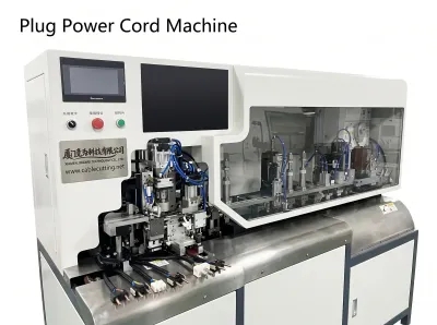 全自動米国EUプラグ電源コード製造機 WPM-3600A