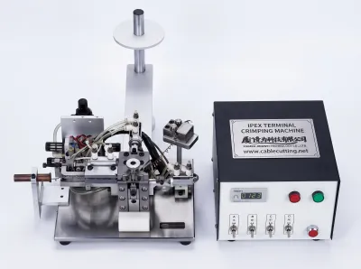 IPEX同軸ケーブル圧着機 自動圧着 生産効率2200pcs/h WPM-IPEX