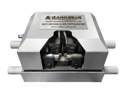 多芯平行線ストリッピングマシン 自動糸洗浄付き WPM-012