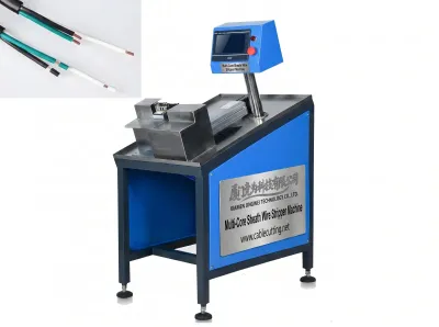 多芯被覆ケーブル内核長短ワイヤーカットストリッピングマシン WPM-25-290