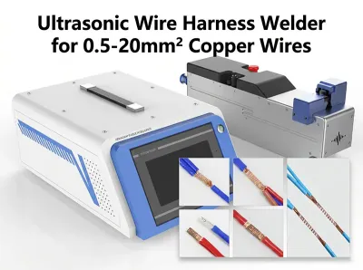 超音波ワイヤーハーネス溶着機 ポータブル 0.5-20mm²対応 WPM-001N