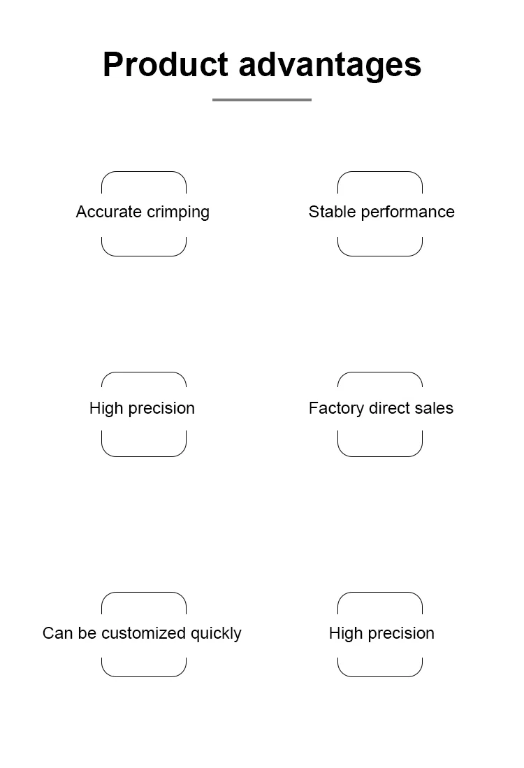 カスタマイズされた圧着金型、ワイヤー圧着機ダイ、6面金型、端子機の変更用