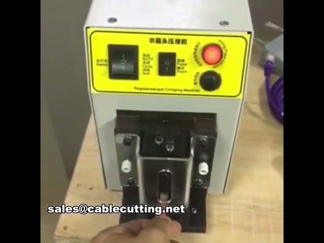RJ45圧着機（クリスタルヘッド）の使い方｜効率的なネットワークケーブル組立