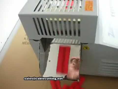 自動ファスナー切断機 | 高速・高精度の工業用カッティングマシン