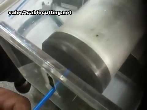 半自動大型同軸ケーブル剥線機の実演｜効率的な工業用ケーブル加工