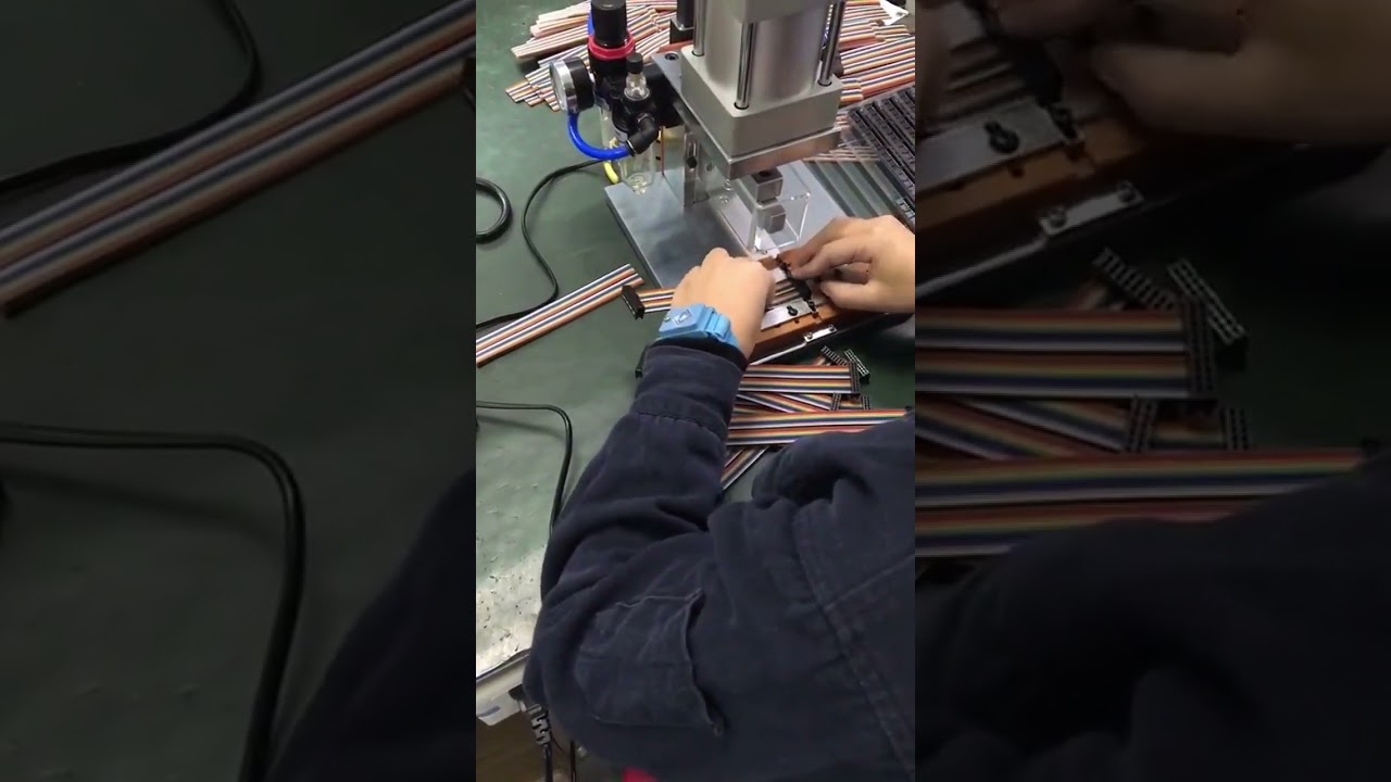 ワイヤーハーネス圧着機｜配線加工の効率化 #ケーブルストリッパー #工場自動化 #圧着機