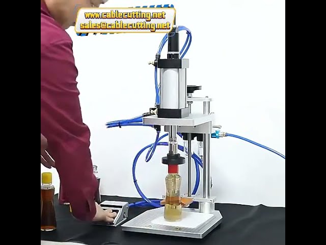 純空気圧式ワインボトル密封機 | アルミキャップ圧着機 | 高性能キャッピングマシン