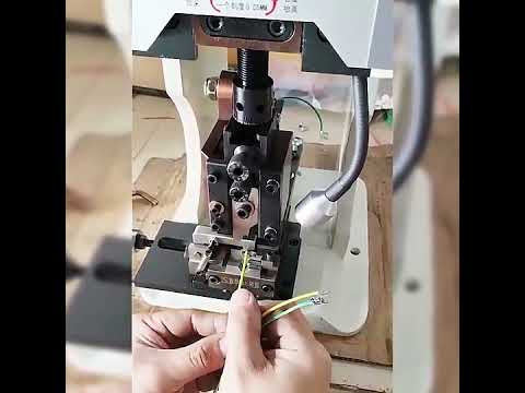 自動ワイヤー端子圧着機 1.5T-2T | ケーブル圧着機（金型付き）