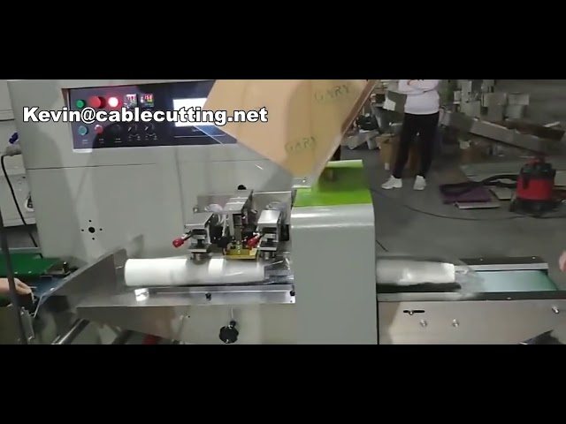 全自動サーボ式フロー包装機 – 紙コップ・ビスケット・ベーカリー製品対応