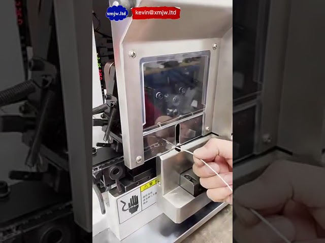 サーボモーター式高精度ワイヤーストリッピング・圧着機 | エナメル線・PVC線対応