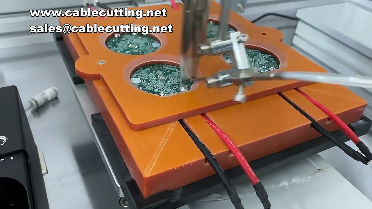 自動はんだ付け機・半田供給機｜USBケーブル・PCB基板対応ウェーブはんだ付けマシン