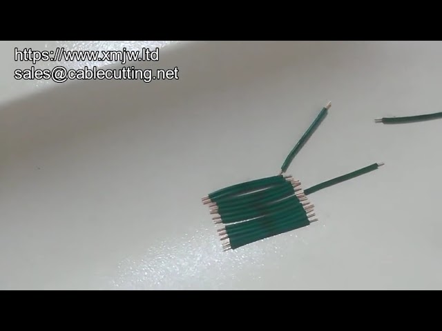 全自動ワイヤーストリッピング・切断機｜電線圧着機 PVCツイスト線対応