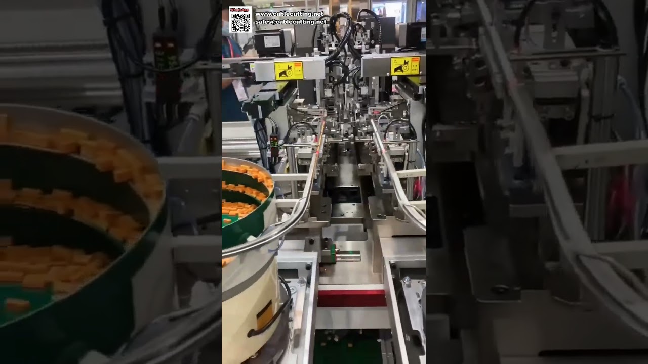 インテリジェント単端・両端端子圧着とプラスチックハウジング挿入機