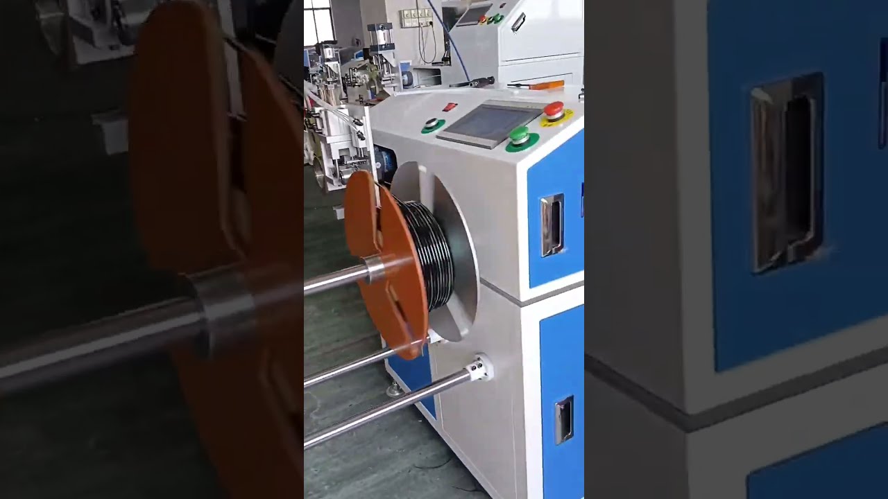 【工場自動化】1mm～16mm径対応！自動計米・トラバース・切断・チューブ巻取り機