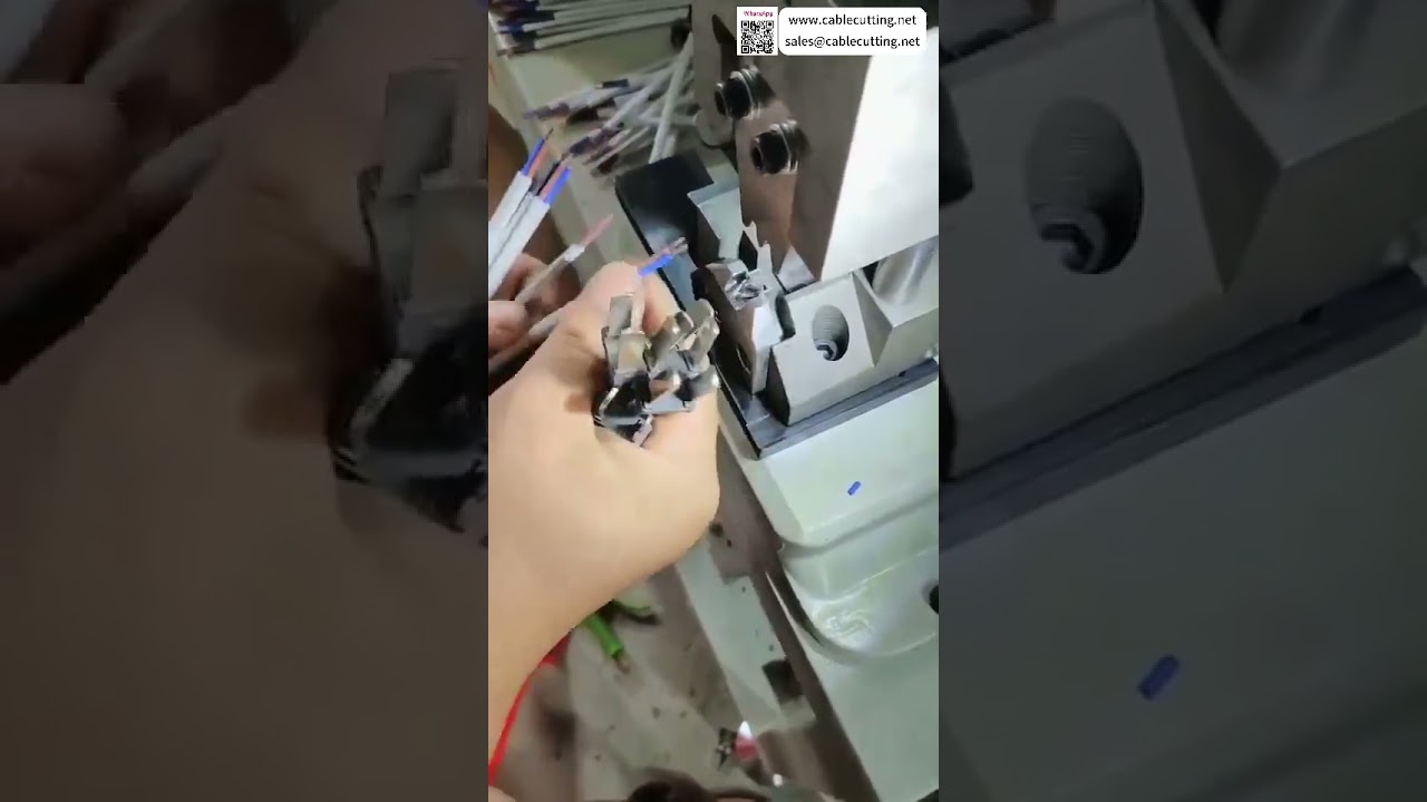 半自動手動標準プラグ端子加工機 高速切断ツール 積層作業