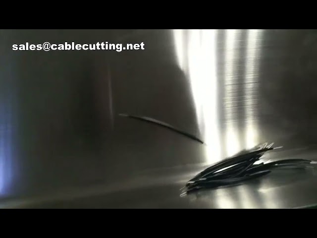 高精度ロータリー式半同軸ケーブル被覆剥離機｜銅線加工に最適