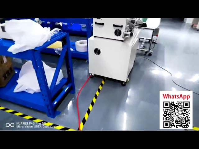 70mm²自動剥線機（自動巻取装置付き）＆50mm²剥線機（ロボットアーム＋コンベヤー搭載）