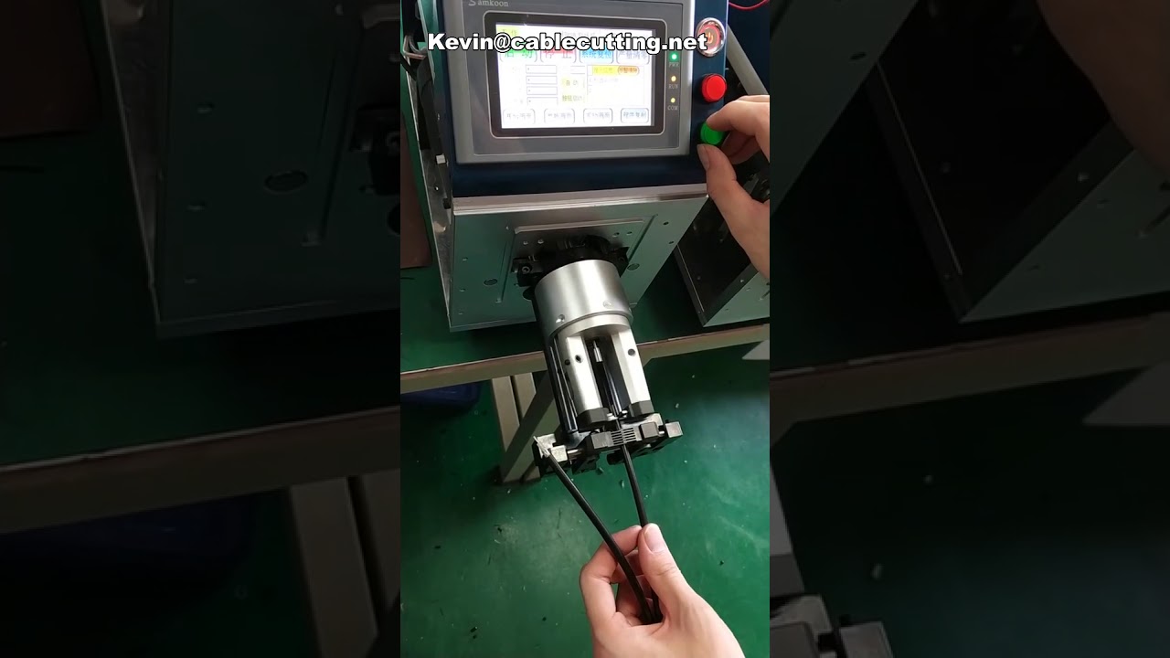 半自動同軸太線剥線機｜高精度・高速処理の同軸ケーブルストリッパー販売中