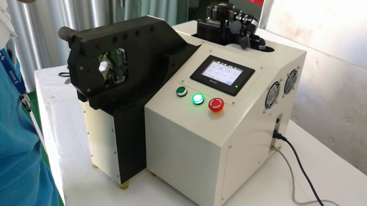 サーボモーター式六角端子圧着機 | 高精度・高効率の産業用端子圧着
