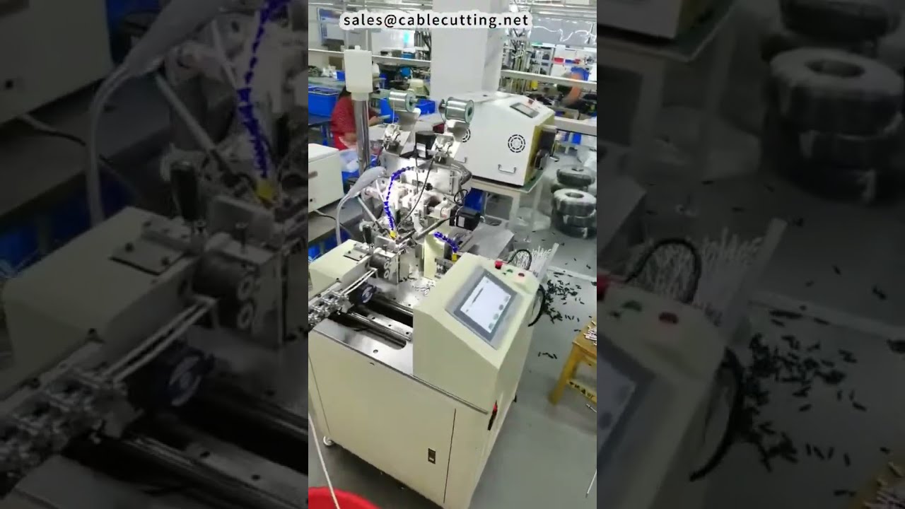 全自動DCプラグはんだ付け機：切断・皮むき・より合わせ・はんだ付け・予備はんだを1台で実現！工場の4人分労働力を削減 #工場自動化